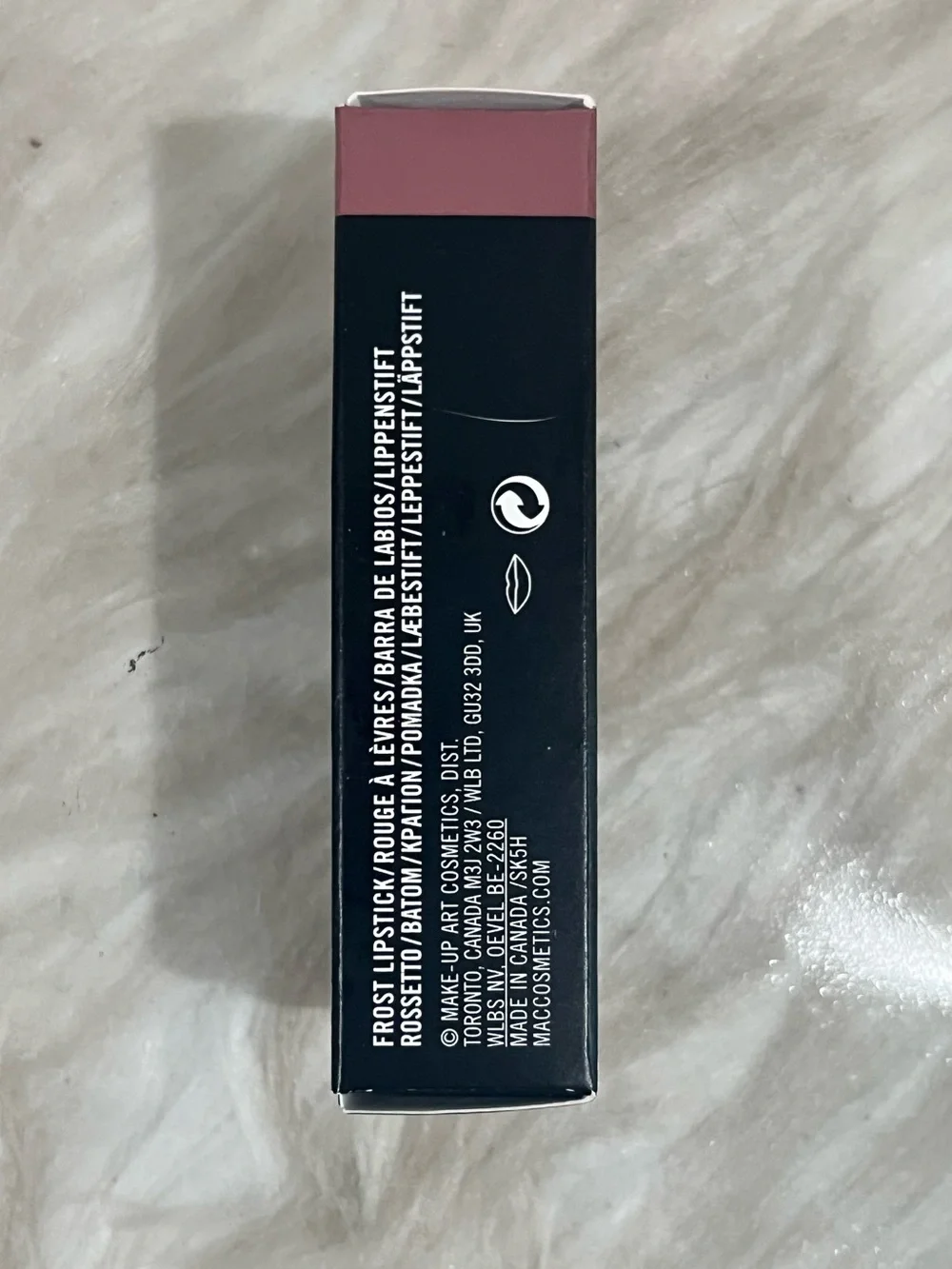 NEW MAC Cosmetics Semi Lustrous Frost Lipstick Plum Dandy 313 Bronzed Plum